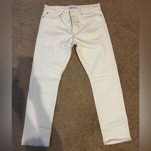 Calvin Klein Jeans Men's Off-White Slim Jeans